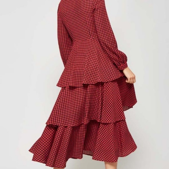 Button Down Ruffled Dress - Picture 2 of 2